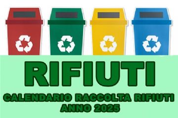 nuovo calendario raccolta differenziata dei rifiuti anno 2025