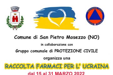 RACCOLTA MEDICINALI PER EMERGENZA UCRAINA